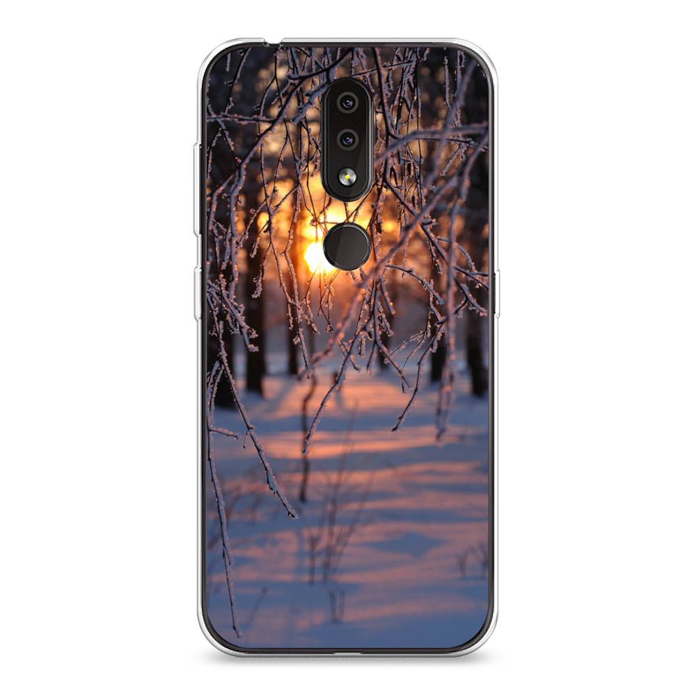 

Чехол на Nokia 4.2 "Зима 7", Оранжевый;розовый;черный, 122550-2
