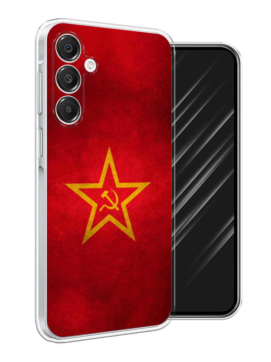 

Чехол Awog на Samsung Galaxy A16 "Красное знамя", Желтый;красный, 2110250-1