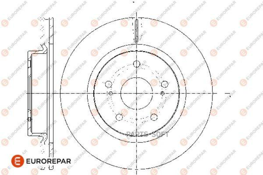 

EUROREPAR 1667861280 Диск тормозной SUZUKI GRAND VITARA II JT TE TD 1.6 JB416 200