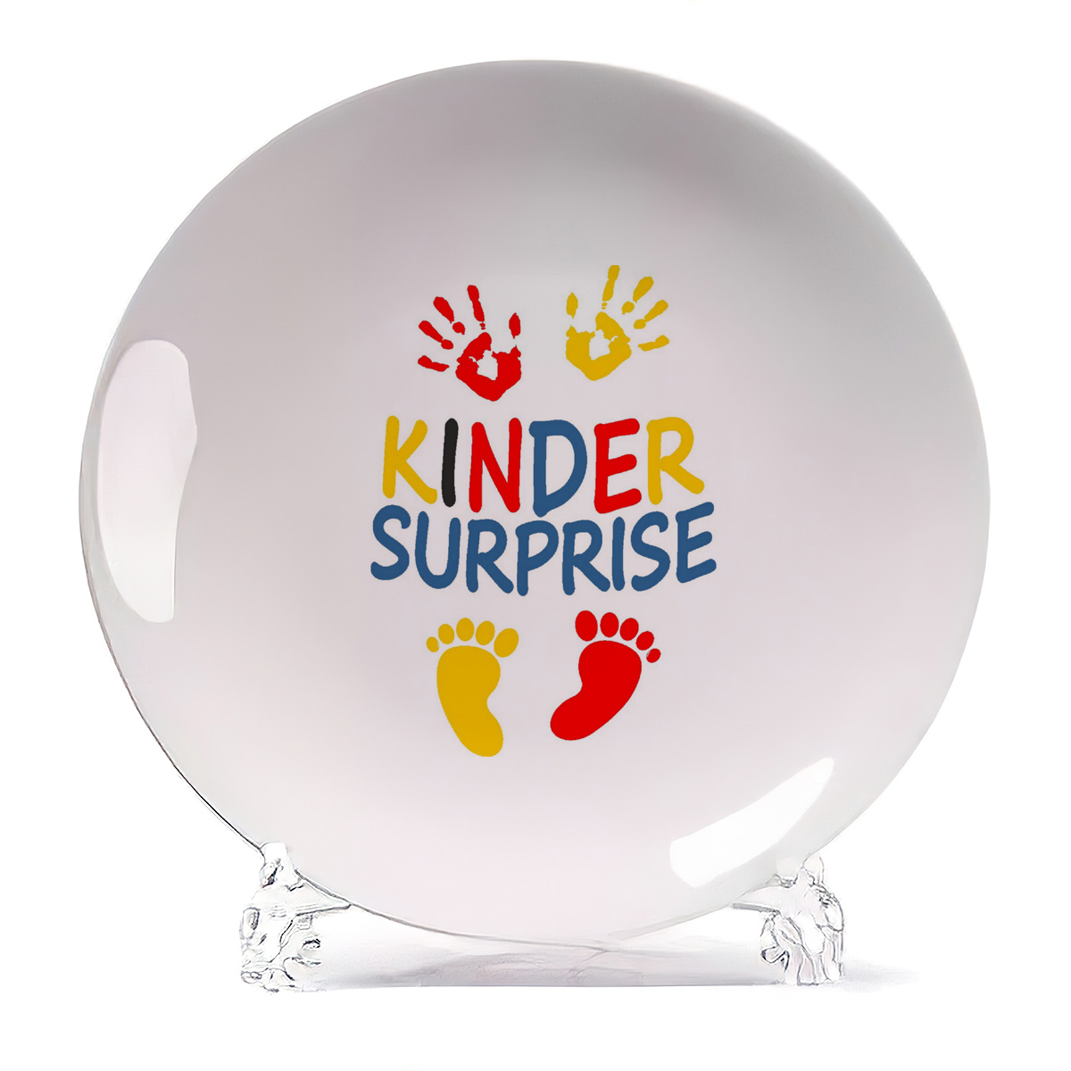 

Тарелка CoolPodarok Kinder surprise киндер сюрприз, Kinder surprise киндер сюрприз