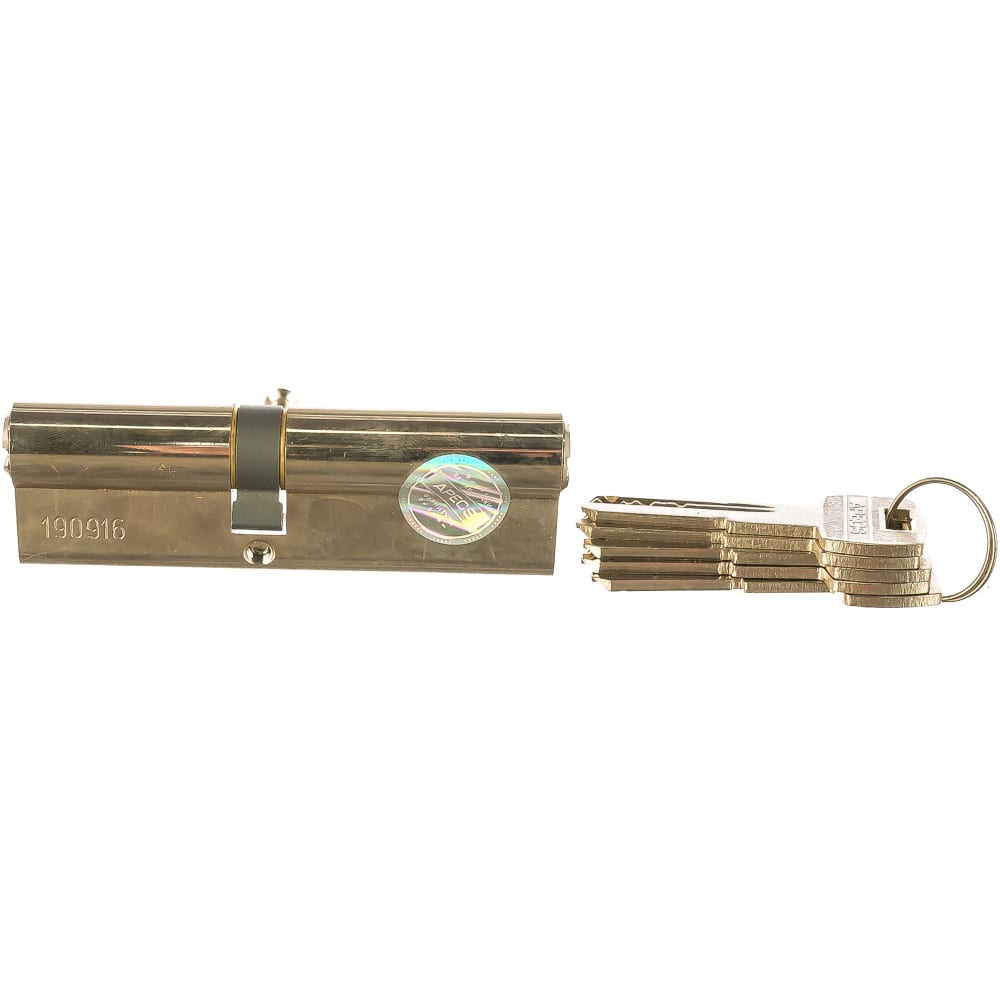 

Цилиндровый механизм APECS SC-M10045/55-Z-NI 17551, Золотистый