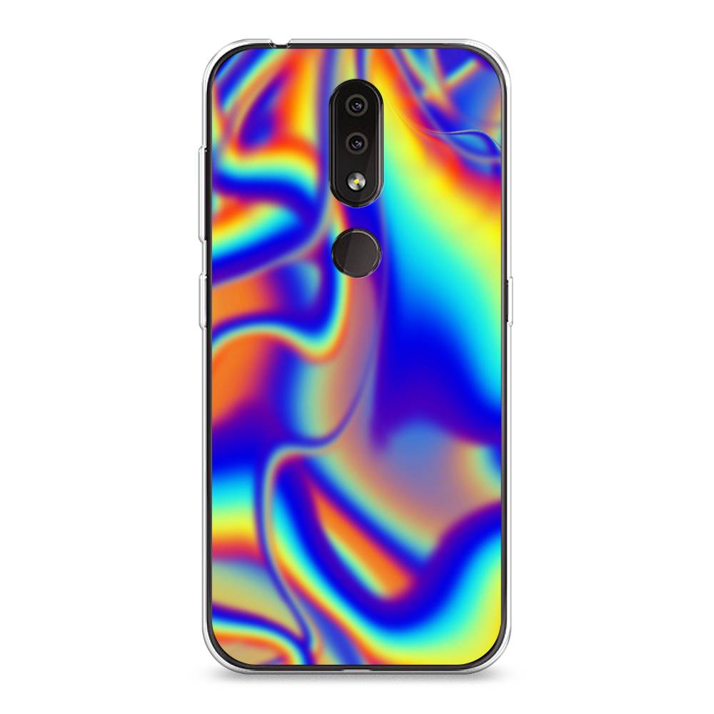 

Чехол на Nokia 4.2 "Яркая голограмма", Разноцветный, 122550-3