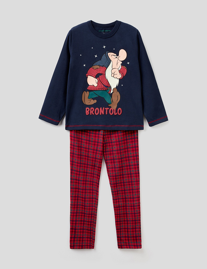 

Пижама детская United Colors of Benetton 21A_3I8X0P00D_275 синий р.XS, 21A_3I8X0P00D_275