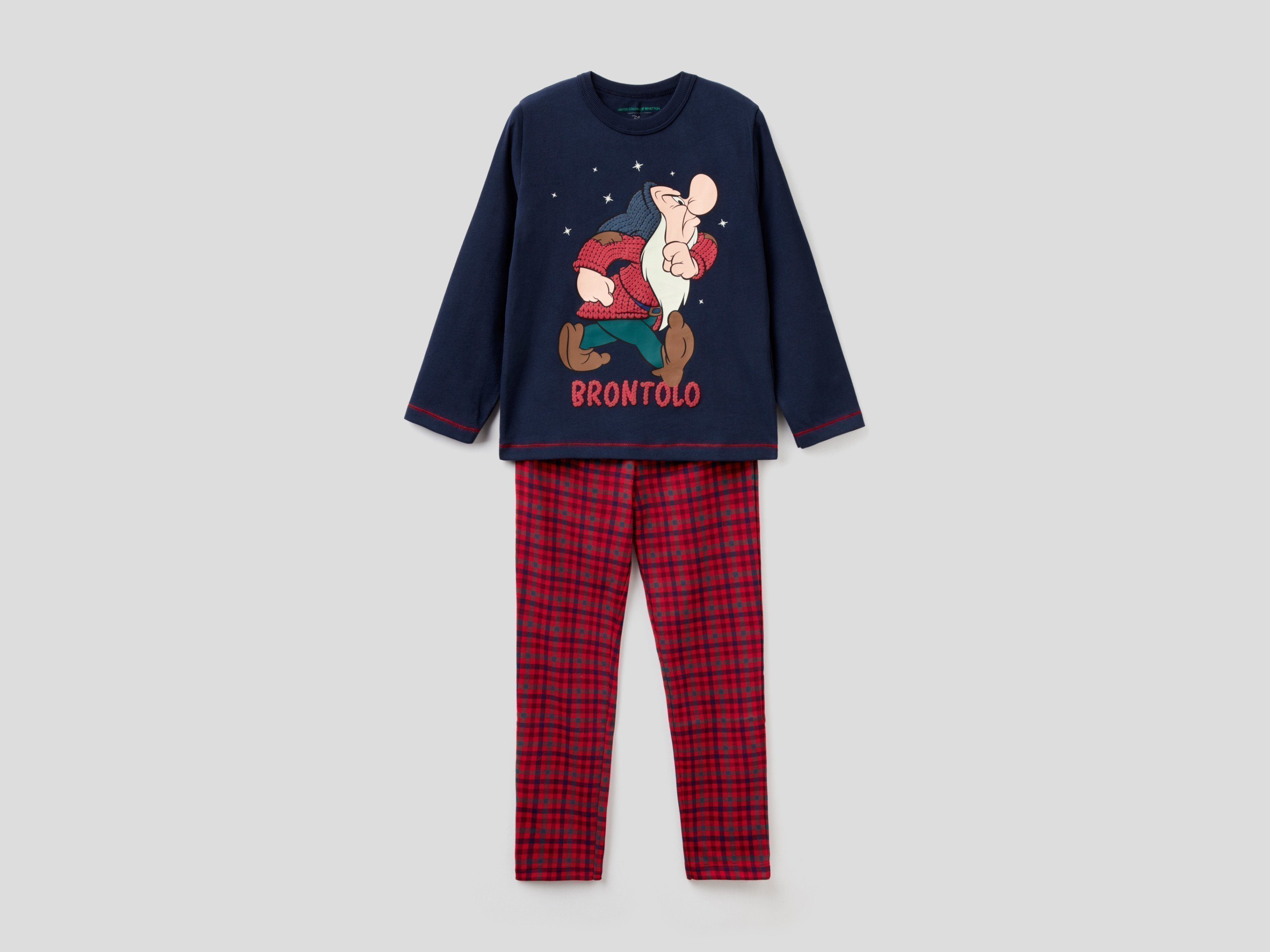 

Пижама детская United Colors of Benetton 21A_3I8X0P00D_275 синий р.S, 21A_3I8X0P00D_275