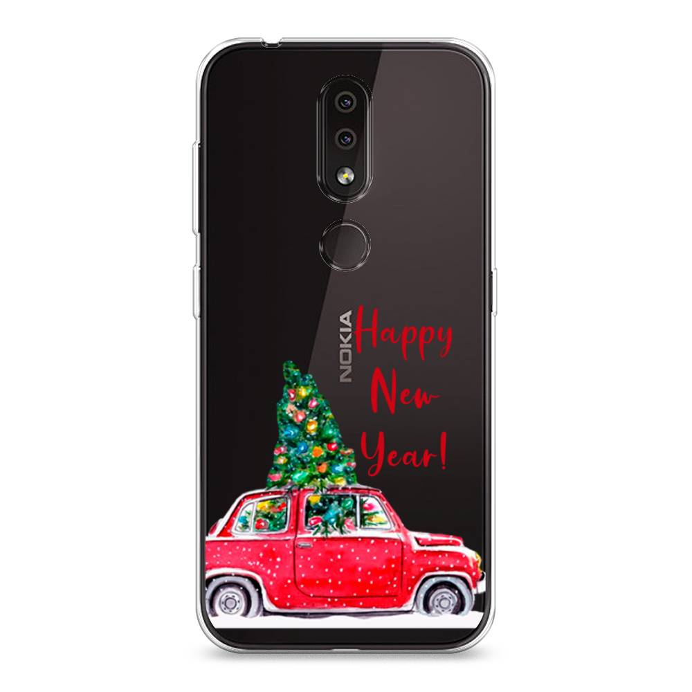 

Чехол на Nokia 4.2 "Happy New Year", Красный;зеленый, 122550-5