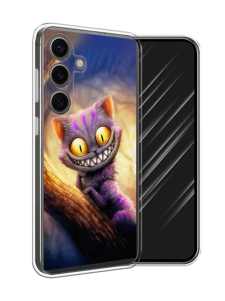 

Чехол Awog на Samsung Galaxy S25 "Cheshire Cat", Фиолетовый;желтый, 2110350-1