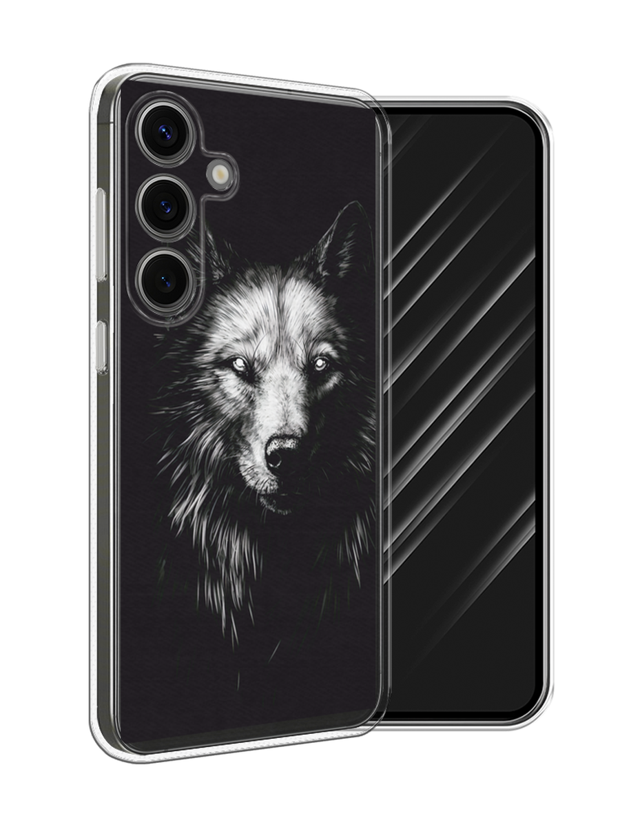 

Чехол Awog на Samsung Galaxy S25 "Волк черно белый", Серый;бежевый;белый, 2110350-1