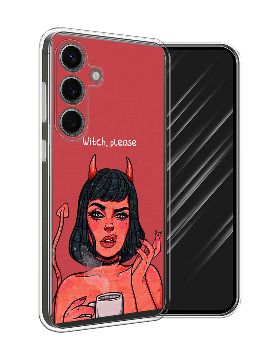

Чехол Awog на Samsung Galaxy S25 "Evil Girl", Бордовый;черный, 2110350-1