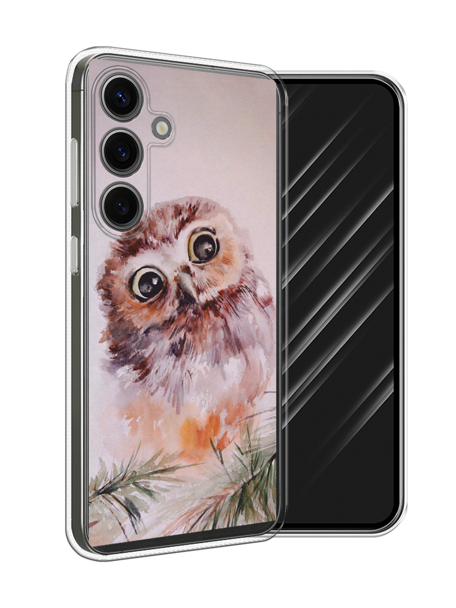 

Чехол Awog на Samsung Galaxy S25 "Сова на розовом", Розовый;коричневый, 2110350-1