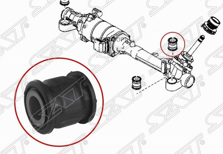 

Сайлентблок Рулевой Рейки Mazda 6 08-13 Sat арт. ST-G33S-32-124B