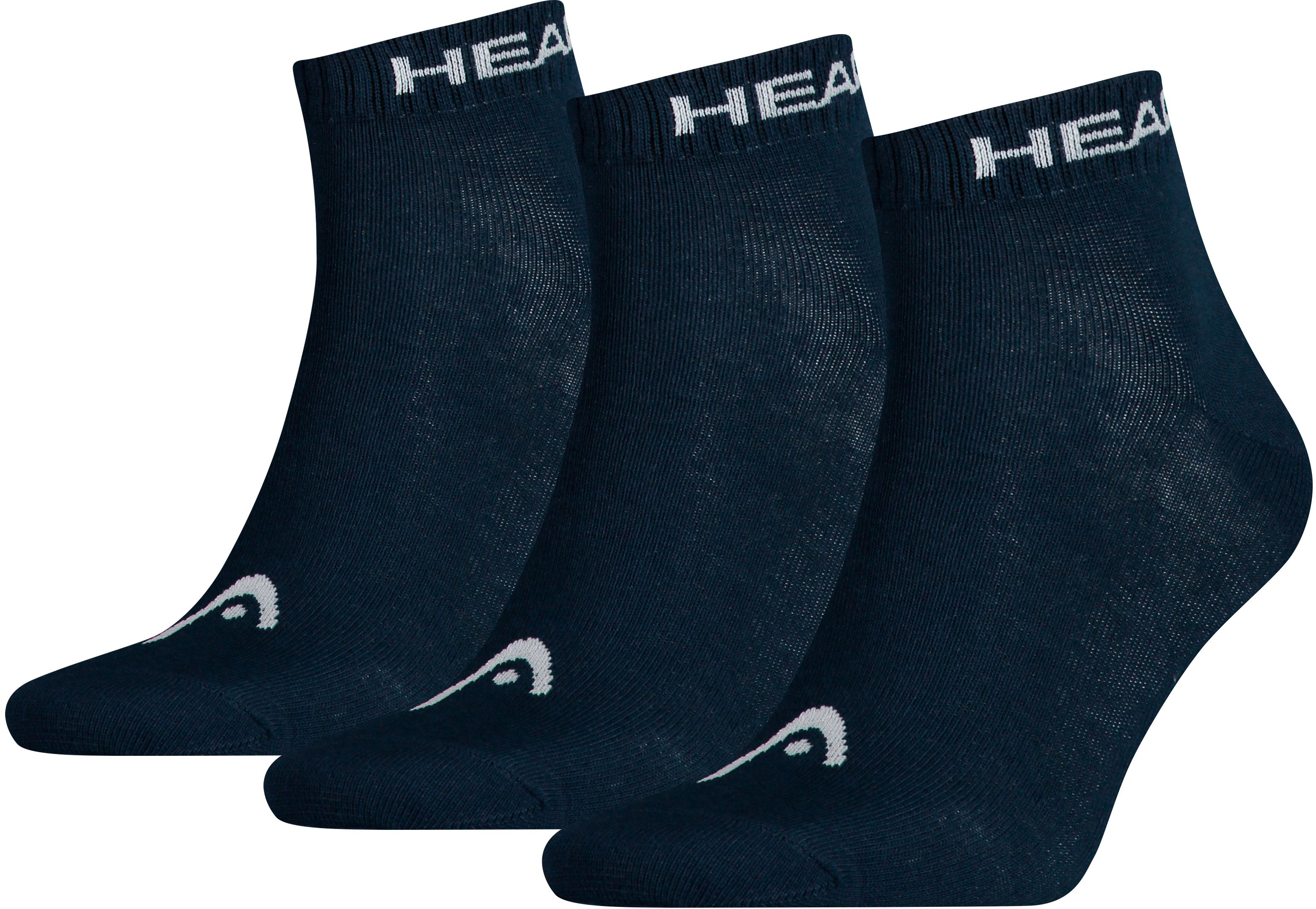 

Комплект носков женских Head синих, Quarter 3P