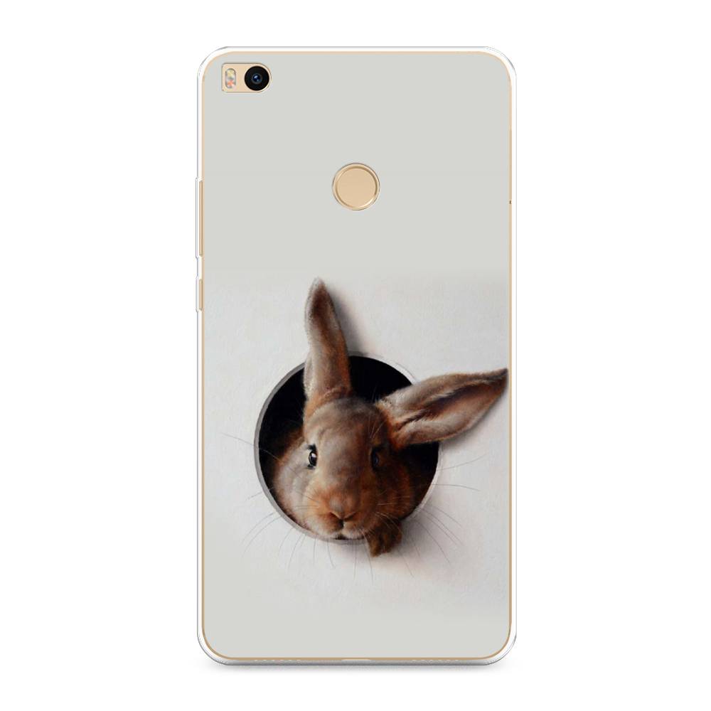 

Чехол на Xiaomi Mi Max 2 "Любопытный кролик", Серый;коричневый, 32150-1