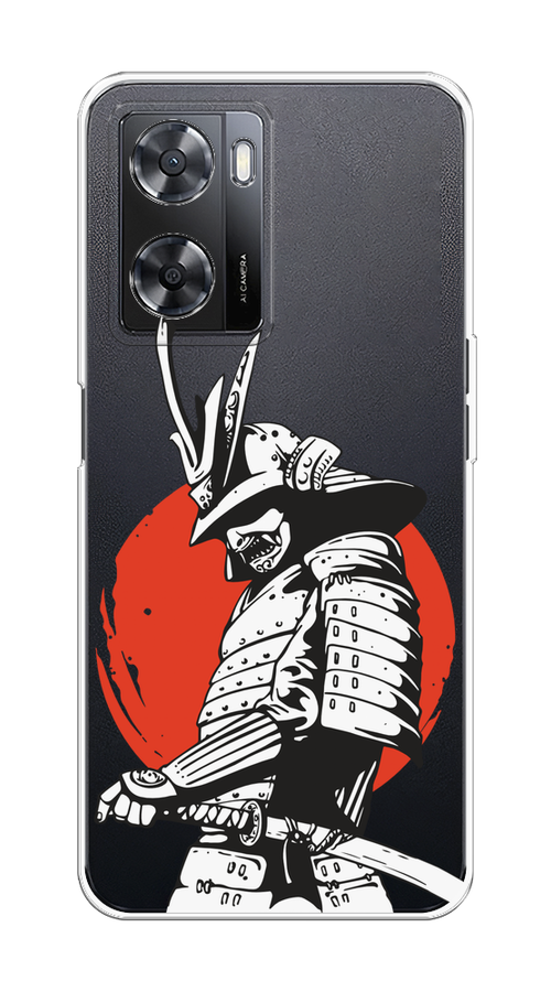 

Чехол на Oppo A57 4G/A77 4G/A77s 4G/A57s "Самурай с катаной", Черный;красный;белый, 2510350-1