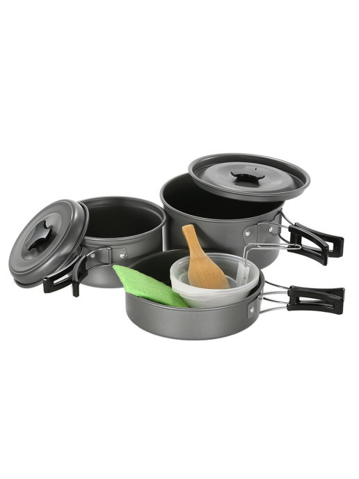 фото Набор походной посуды ремторгснаб cooking set 300 8 предметов, серый