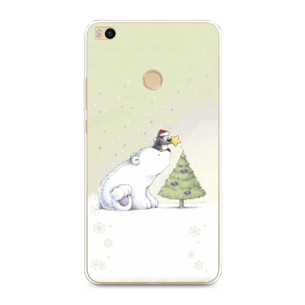 

Чехол на Xiaomi Mi Max 2 "Украшение елки", Белый;бежевый, 32150-5