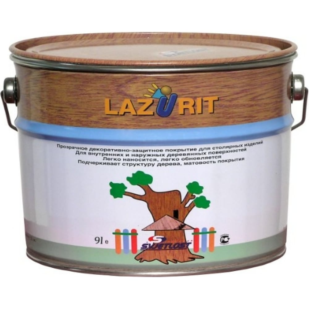 

Декоративное покрытие для дерева Goodhim Lazurit бесцветный, 9 л 73652