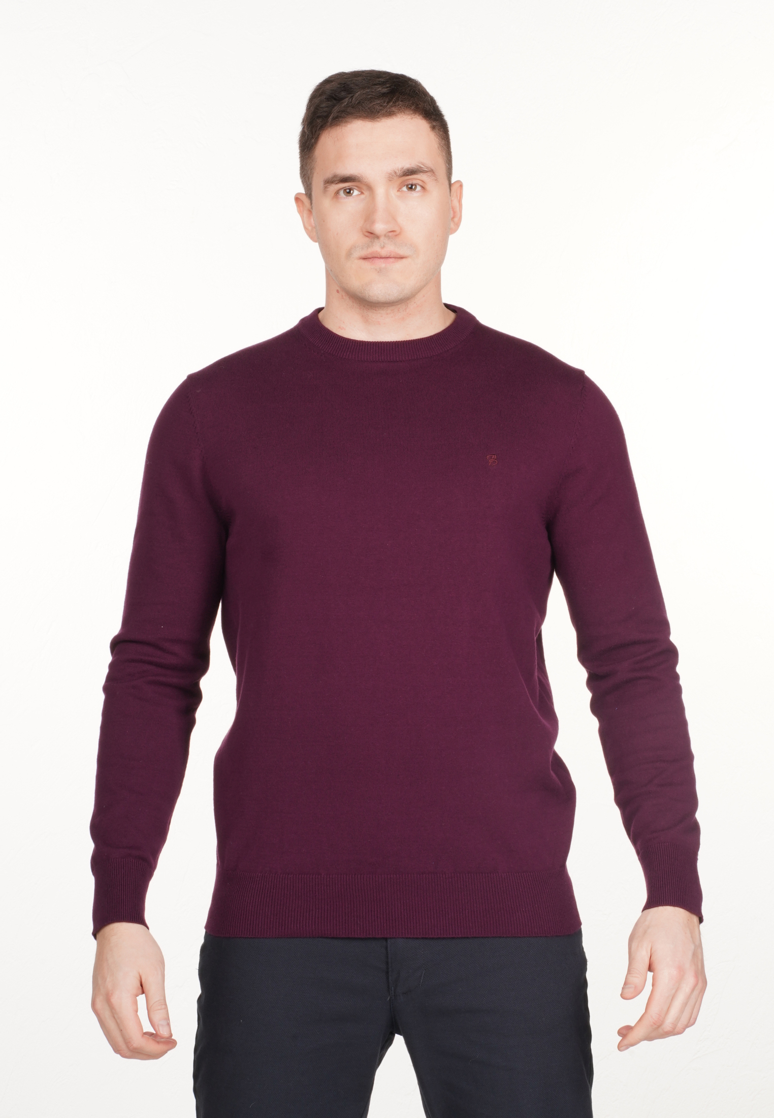 

Джемпер мужской La Biali В308/221 фиолетовый 2XL, В308/221
