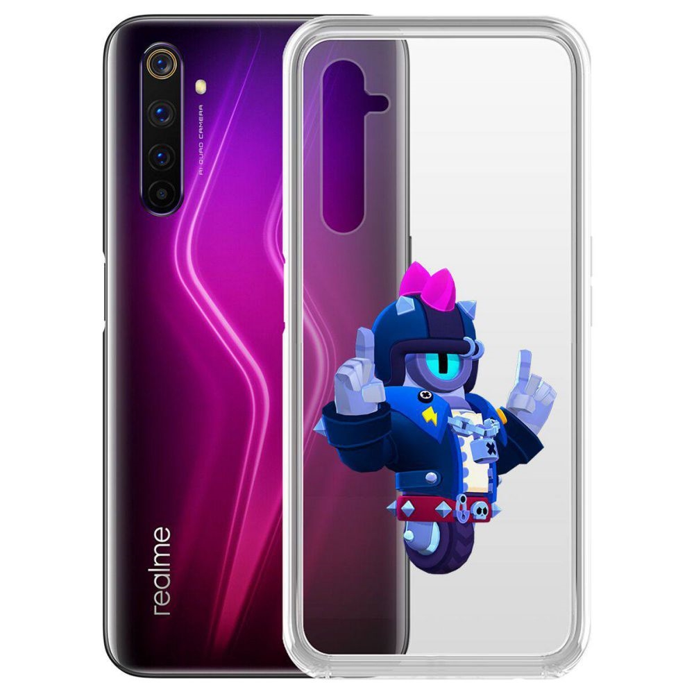 

Чехол-накладка Brawl Stars-Дикий Сту для Realme 6 Pro