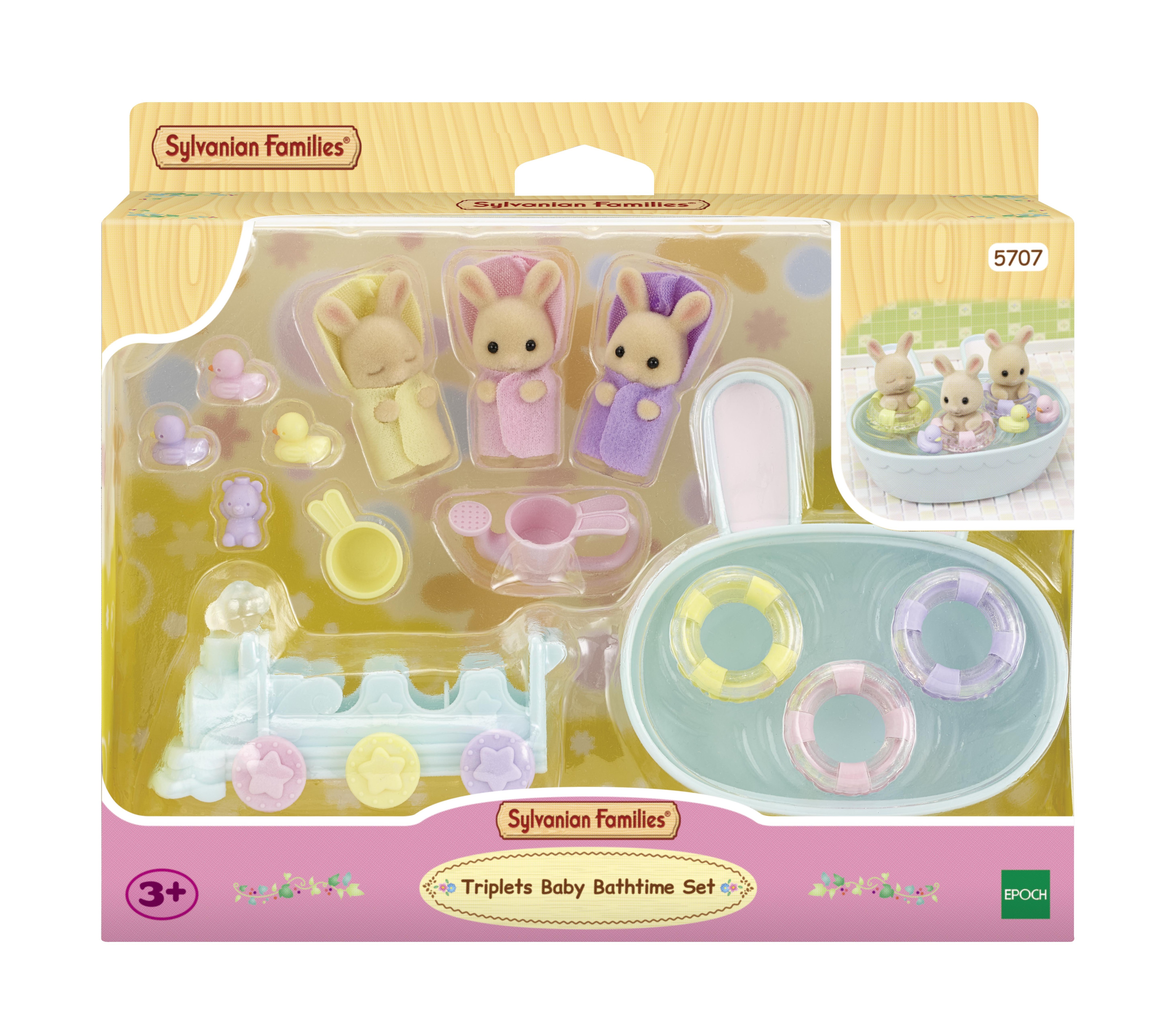 

Игровой набор Sylvanian Families для купания тройняшек 5707, 5707