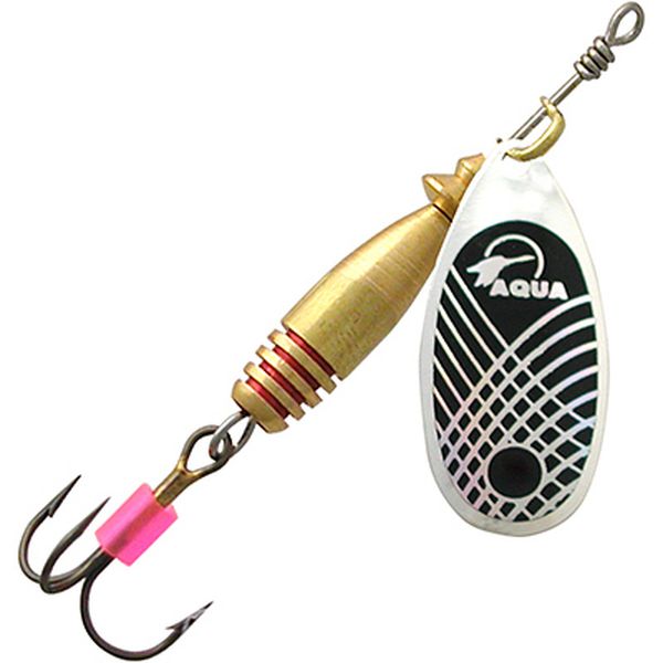 

Блесна AQUA COLAN 05,0g, № 1, CL-04 (серебро, черный), 2 шт., Серебристый;черный, COLAN вертушка