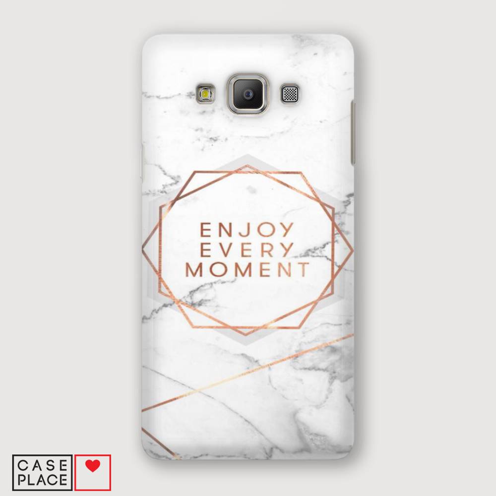 

Чехол Awog "Enjoy every moment мрамор" для Samsung Galaxy A7, 20720-5