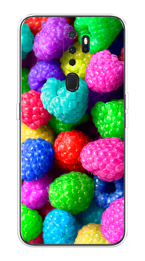 

Чехол на Oppo A5/A9 2020 "Леденцовая малина", Фиолетовый;розовый;зеленый, 251350-1