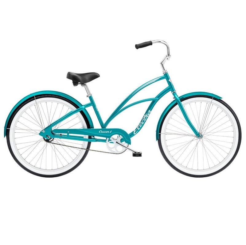 

Велосипед Electra Cruiser 1 Step Thru D26, рама 17, цвет Green Metallic (2023), Зеленый