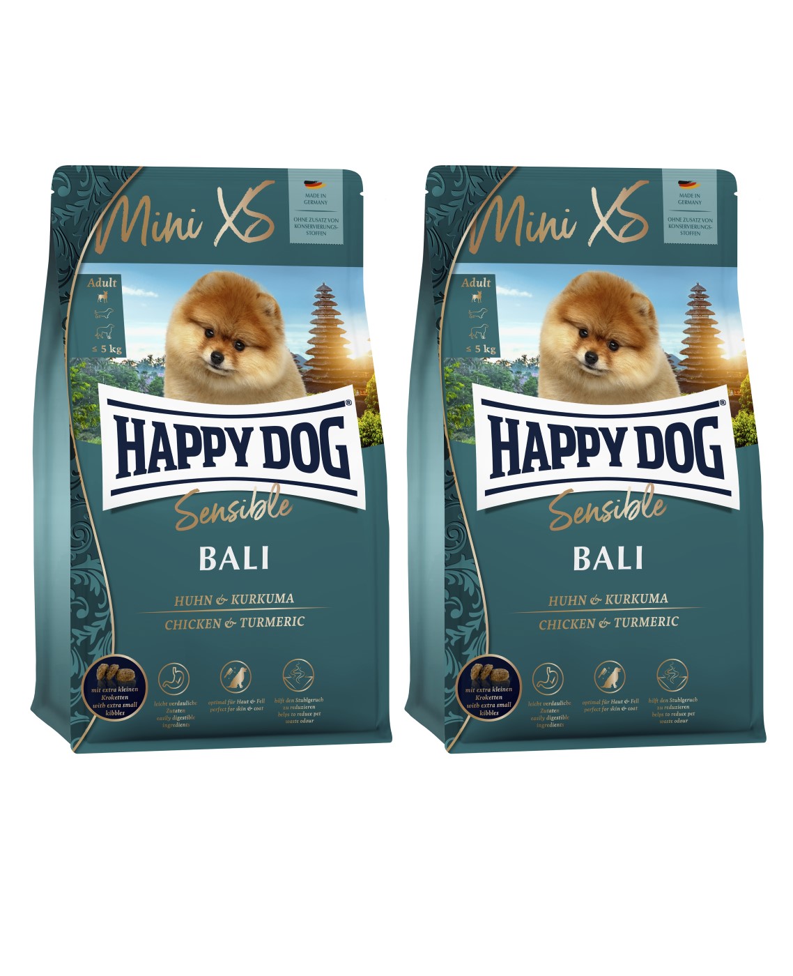 фото Сухой корм для собак happy dog sensible мини бали 0,3 кг x 2 шт