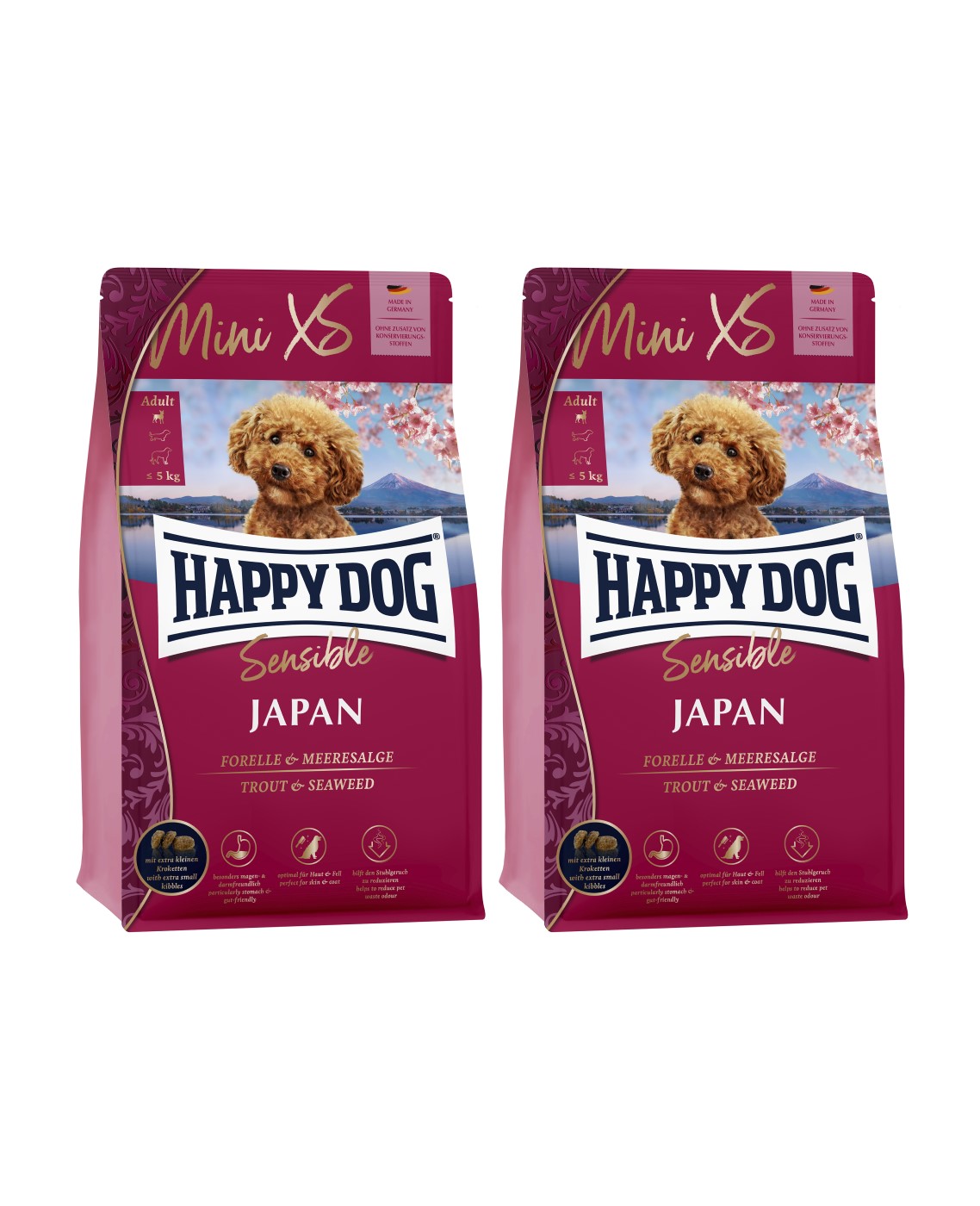 фото Сухой корм для собак happy dog sensible мини япония 0,3 кг x 2 шт