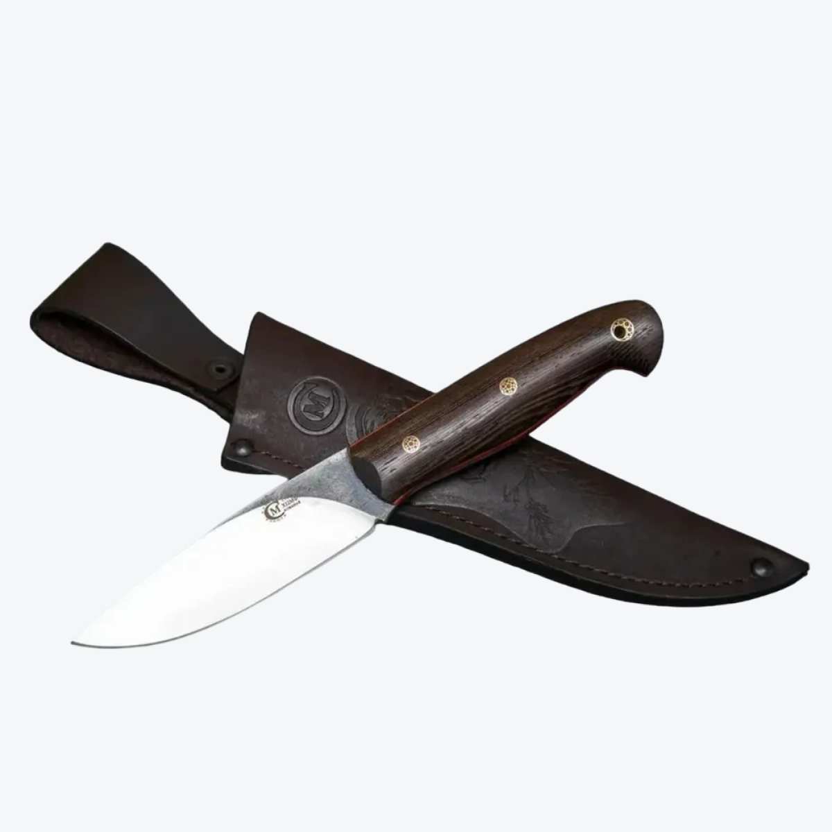 Нож Мастерская Семина Вепрь сталь Х12МФ цельнометаллический рукоять венге 8100₽