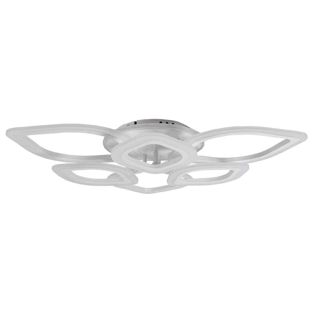 Светодиодная диммируемая люстра GLANZEN LED-0100-LOTUS-white с пультом управления