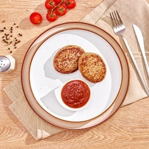 Котлетки по-домашнему Азбука Вкуса из телятины с перечным соусом 160 г