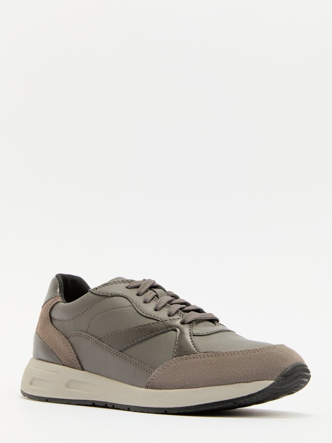 

Кроссовки женские GEOX D46NQA серые 35 EU, Серый, D46NQA