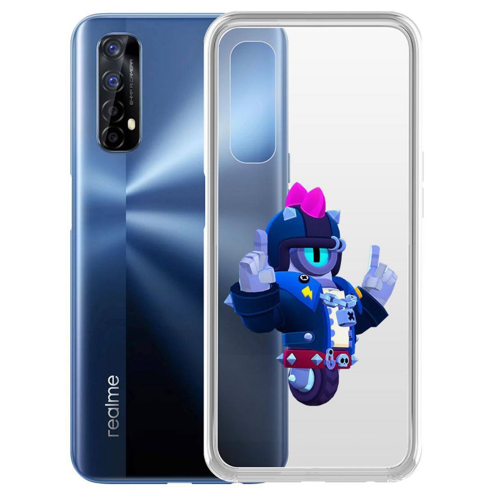 

Чехол-накладка Brawl Stars-Дикий Сту для Realme 7