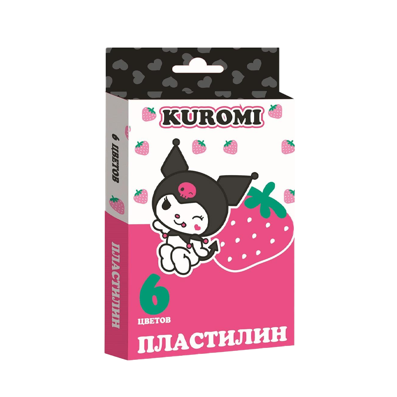 

Пластилин CENTRUM Kuromi 6 Цветов Стека Пластиковая 120 г, Разноцветный