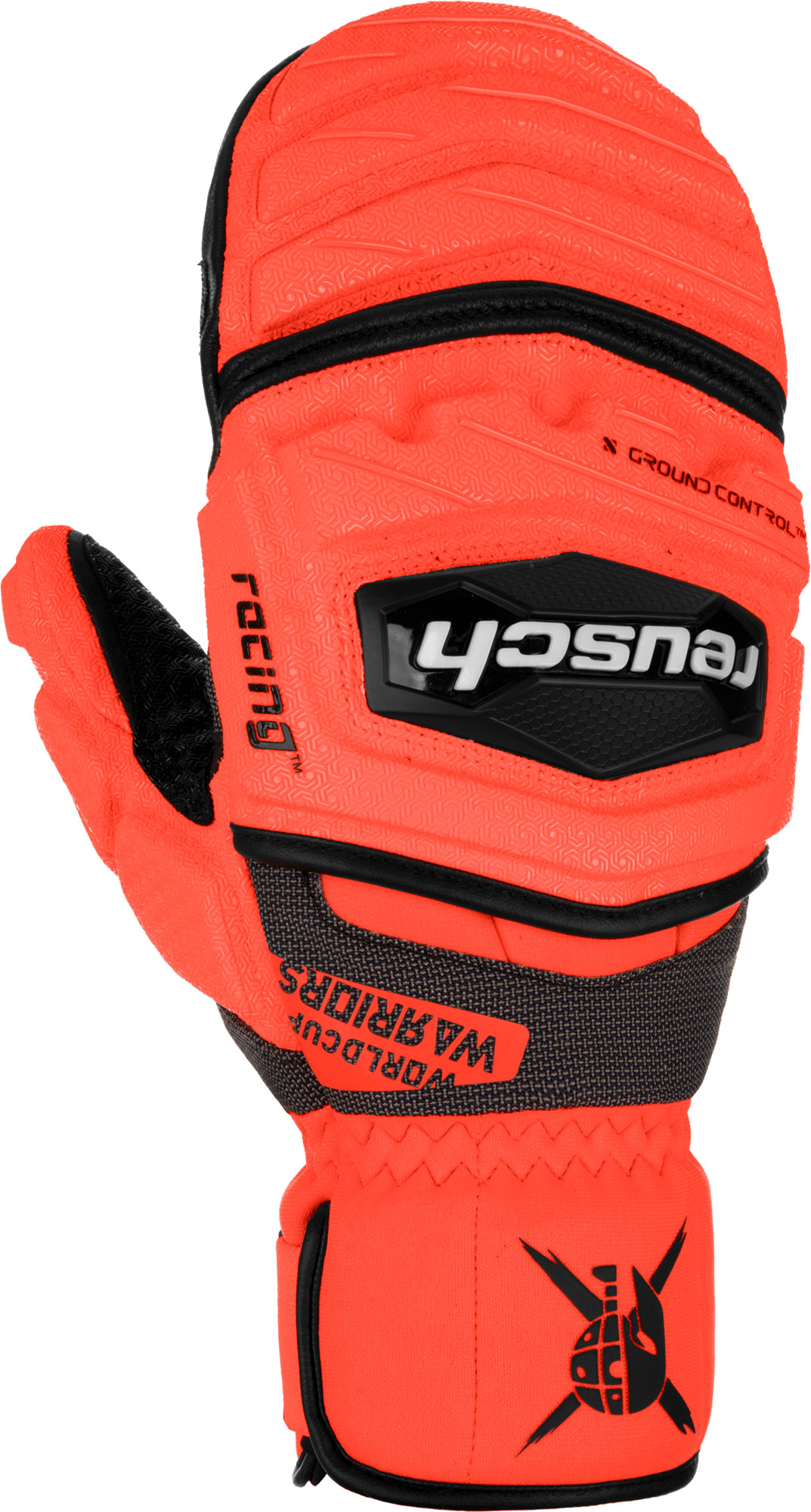 Варежки Reusch Warrior Gs Mitten Black/Fluo Red (Inch (Дюйм):9)