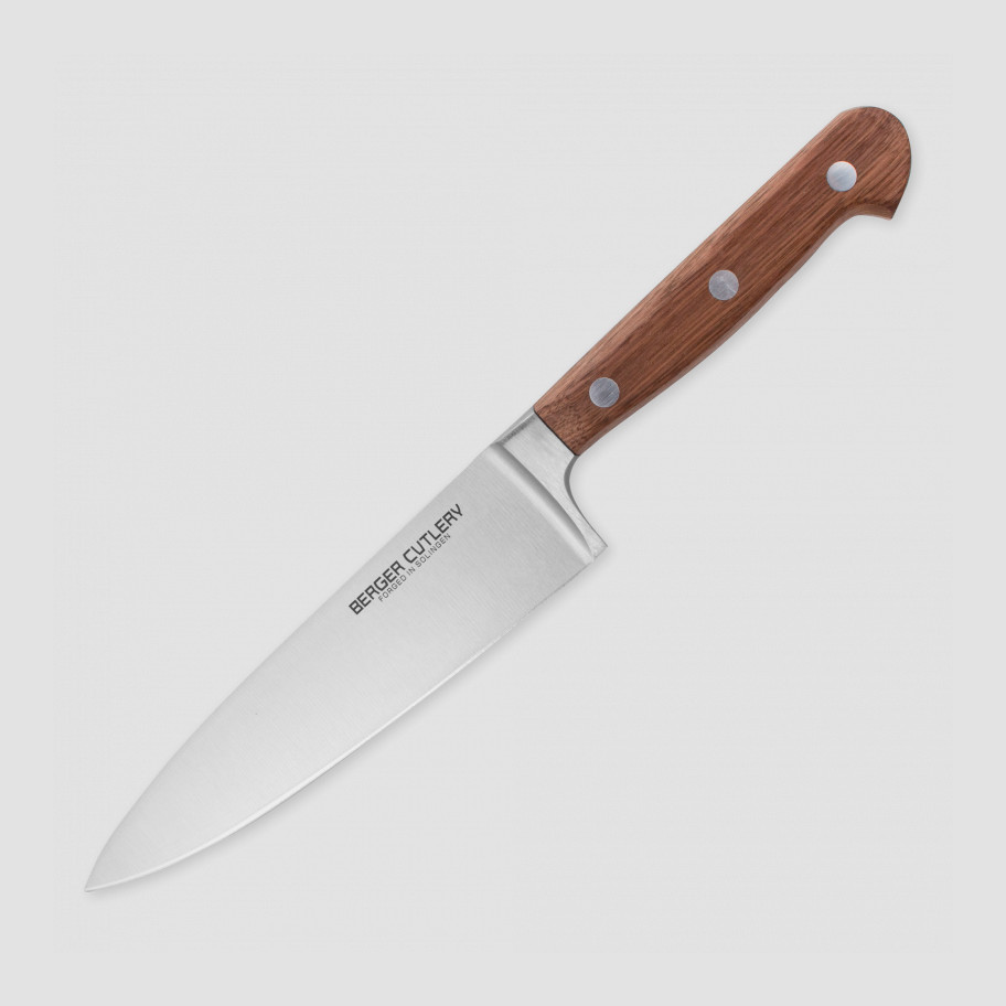 Кухонный нож BERGER CUTLERY Classic Walnut, 16 см, BC200516