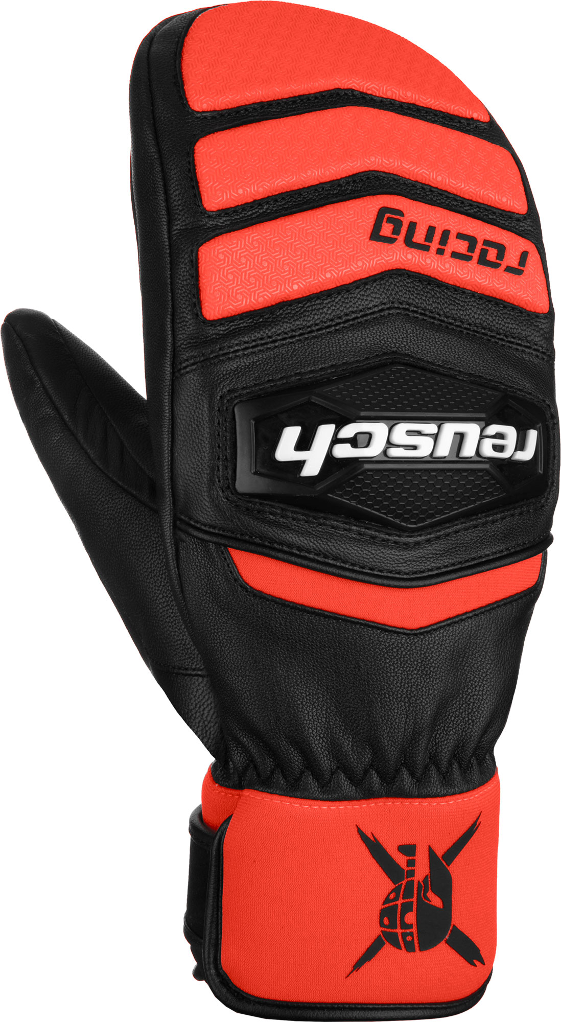 

Варежки Reusch Warrior Team Mitten Black/Fluo Red (Inch (Дюйм):10,5), Красный;черный, Warrior Team Mitten