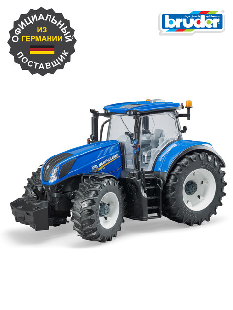 

Трактор Bruder New Holland T7,315, Синий, спецтехника трактор