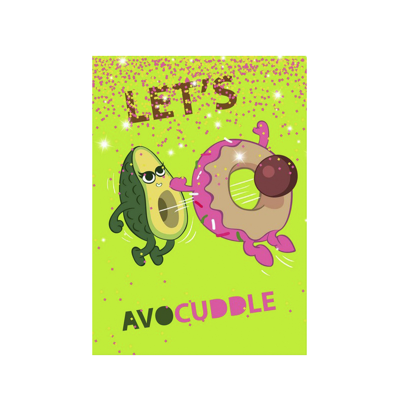 

Блокнот в клетку на скрепке CENTRUM 90568 Let's Avocaddle А6 56 л 1 шт