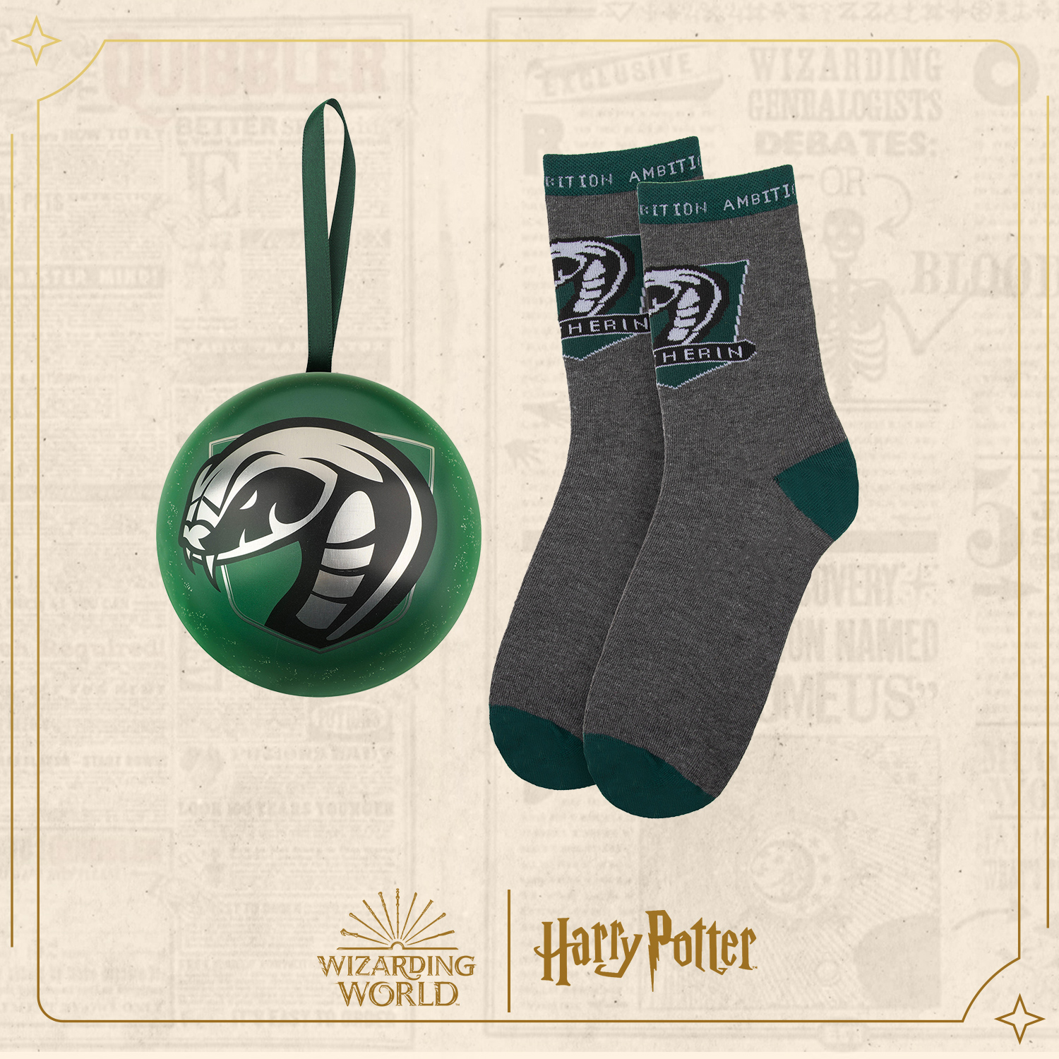 Подарочный набор Cinereplicas Harry Potter Slytherin 1299₽