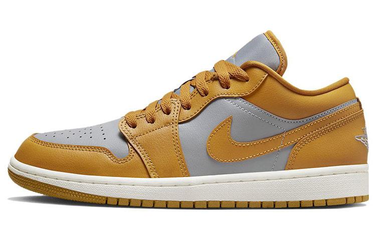 

Кеды унисекс Jordan Air Jordan 1 Low желтые 41 EU, Желтый, Air Jordan 1 Low