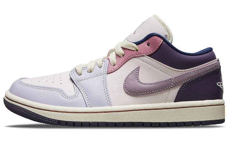 

Кеды унисекс Jordan Air Jordan 1 low фиолетовые 37.5 EU, Фиолетовый, Air Jordan 1 low