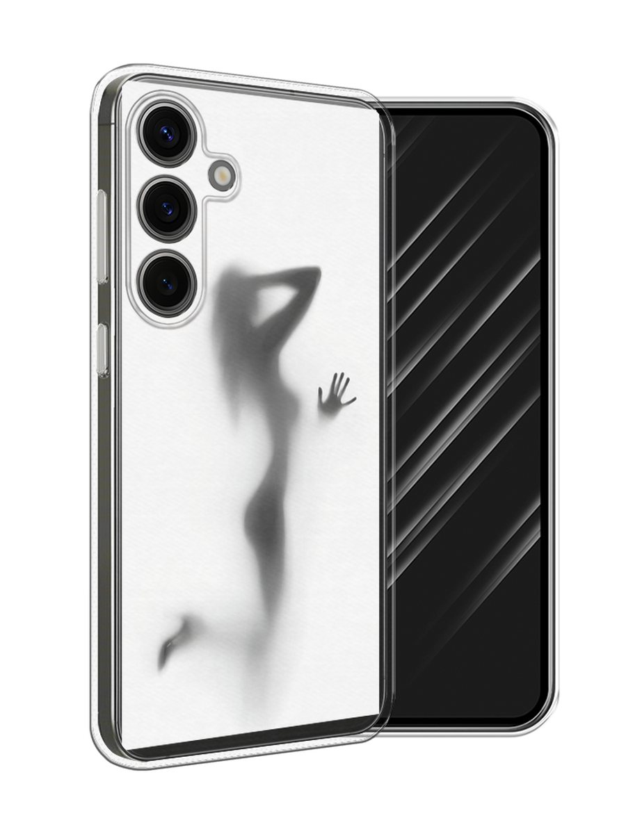 

Чехол Awog на Samsung Galaxy S25 "Стекло в душе", Белый;серый;черный, 2110350-1