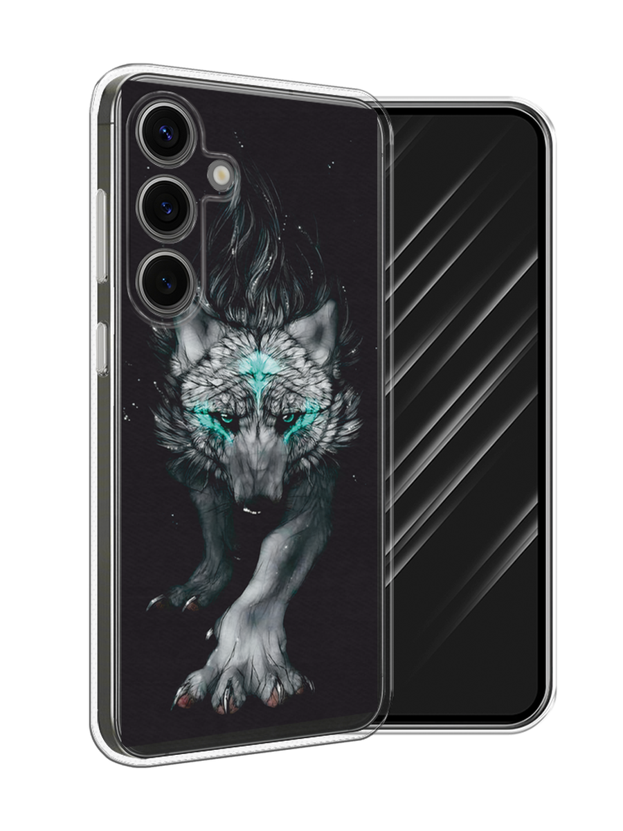 

Чехол Awog на Samsung Galaxy S25 "Волшебный волк", Черный;серый, 2110350-1