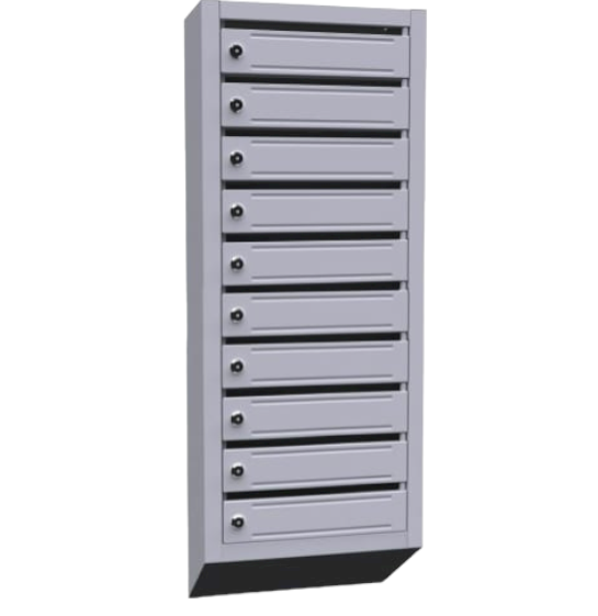 

Почтовый ящик Святогор ЯПР-10 18998250 серый, ЯПР-10