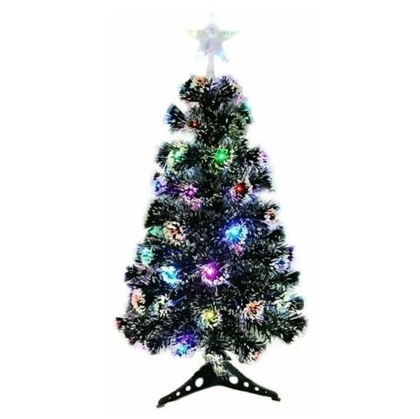 

Ель искусственная Christmas Светодиодная Christmas 30 см зеленая заснеженная, Светодиодная заснеженная