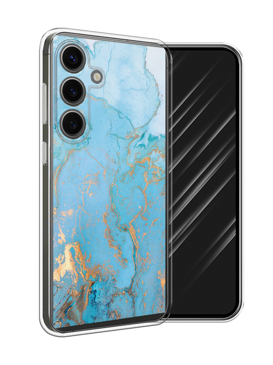 

Чехол Awog на Samsung Galaxy S25 "Голубой мрамор рисунок", 2110350-1
