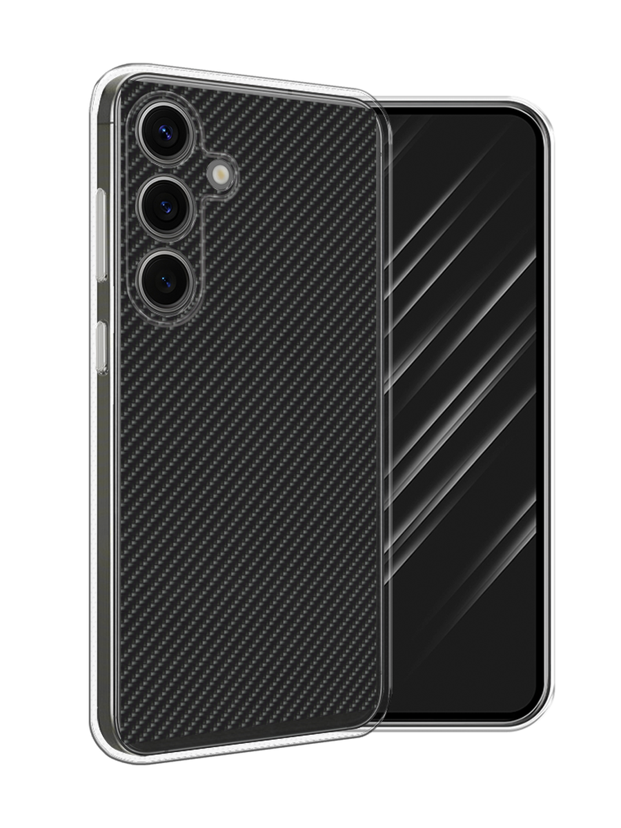 

Чехол Awog на Samsung Galaxy S25 "Черный карбон", 2110350-1