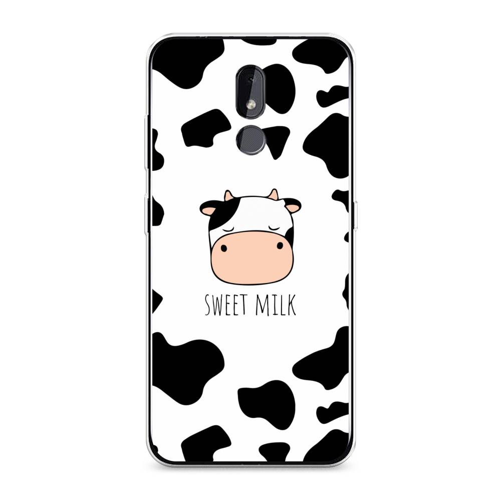 

Чехол на Nokia 3.2 "Sweet milk", Розовый;белый;черный, 122650-1